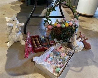 56. Easter and halloween items $25