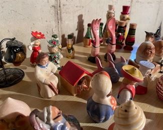 67. WHOA!  About 80 plus pair of salt and pepper shakers but this is an older collections.  I didn't see too many plastic ones here.  All nice.  Some Holt Howard $250