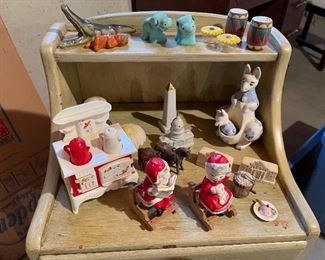 67. WHOA!  About 80 plus pair of salt and pepper shakers but this is an older collections.  I didn't see too many plastic ones here.  All nice.  Some Holt Howard $250