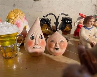 67. WHOA!  About 80 plus pair of salt and pepper shakers but this is an older collections.  I didn't see too many plastic ones here.  All nice.  Some Holt Howard $250