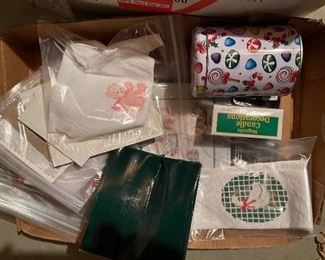 72. Trays, kitchen knives, tin boxes and more $15