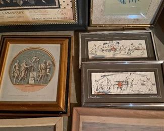 74. Old Prints and photos including McDonnell Douglas photos, newer prints and more $50