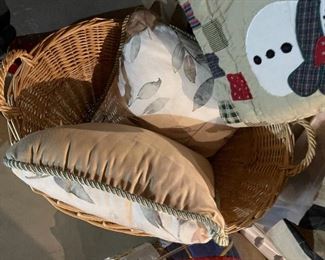 78. Big tall 4 foot gingerbread man with one arm needing to be put back on.  And his pal, about 30" tall! Free standing plush chef gingerbread man $100