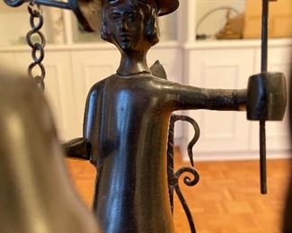 99.  Not sure who made this exactly  It's all metal, and you install it at your front door and pull the chain to ring the bell.  Works great and looks great.    Hand for size!  $100