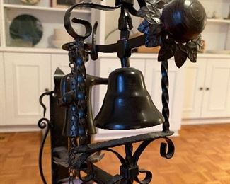 99.  Not sure who made this exactly  It's all metal, and you install it at your front door and pull the chain to ring the bell.  Works great and looks great.    Hand for size!  $100