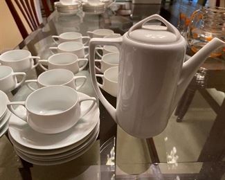 102. Set of german porcelain dishes and cups and an extra noritake set $25