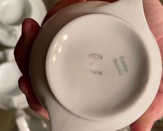 102. Set of german porcelain dishes and cups and an extra noritake set $25