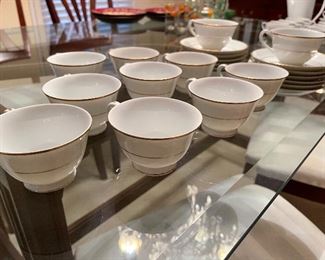 102. Set of german porcelain dishes and cups and an extra noritake set $25