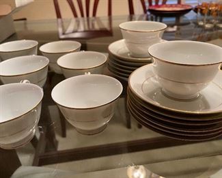 102. Set of german porcelain dishes and cups and an extra noritake set $25