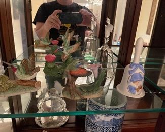 103. Six total  shelves of dishes and decorative items $70