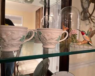 103. Six total  shelves of dishes and decorative items $70