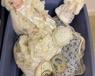 106. SIMILAR ITEMS, SO PLEASE MAKE SURE YOU ARE CLEAR OF THE ITEM NUMBER.                                       Two tubs of mostly Christmas items.  The top layer is shown but each tub has a lot of what you see here.  Tubs are included as well. $55 both