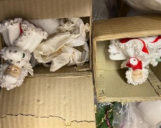 107. SIMILAR ITEMS, SO PLEASE MAKE SURE YOU ARE CLEAR OF THE ITEM NUMBER.                                       Two tubs of mostly Christmas items.  The top layer is shown but each tub has a lot of what you see here.  Tubs are included as well. $70 both