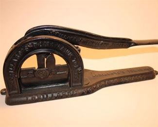 Antique Cast Iron Tobacco Cutter