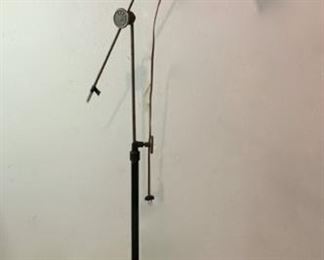 HALF OFF !  $40.00 NOW, WAS $80.00................Century 77" tall spot lamp, cast iron base was used in photography studio in Lanesboro MN (P629)