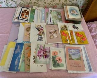 ($30.00 for 6 lots)Vintage Unused Greeting Cards  (P740)