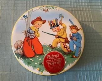 REDUCED!  $12.00 NOW, WAS $16.00................Rileys Toffee Tin (P980)