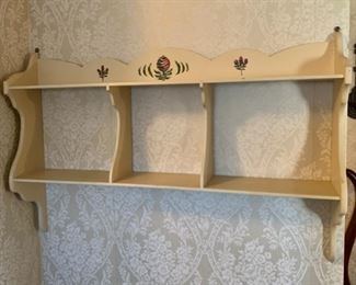 HALF OFF !  $10.00 NOW, WAS $20.00.............Wall Shelf 32" x 6", 22" tall (P998)