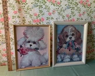 CLEARANCE  !  $4.00 NOW, WAS $16.00...............Retro Dog Pictures (P1007)