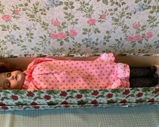 HALF OFF !  $30.00 NOW, WAS $60.00..............Antique Doll A.O. 1/2 M. Florodora Armand Marsaille 19" tall (P1049)