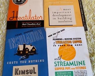 CLEARANCE  !  $6.00 NOW, WAS $16.00................Retro Builders Pamphlets (P1079)