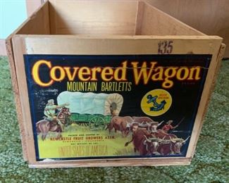 CLEARANCE  !  $5.00 NOW, WAS $20.00.....................Covered Wagon Crate (P1080)