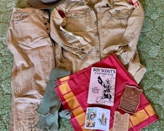 $150.00...................Boy Scout Uniform and Cards from 1935 (P1081)