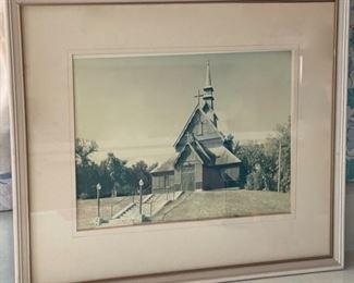 CLEARANCE !  $4.00 NOW, WAS $16.00..................Scandinavian Church Picture (PP4)