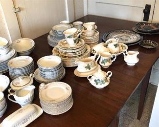 Three sets of dishes 