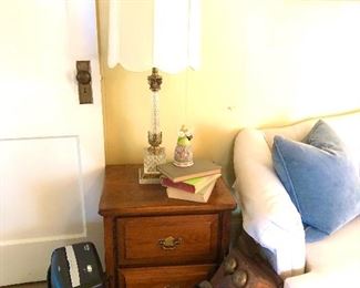 end table, shredder,