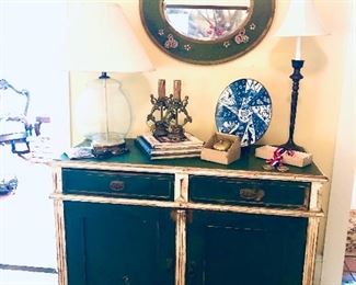 antique pine cabinet