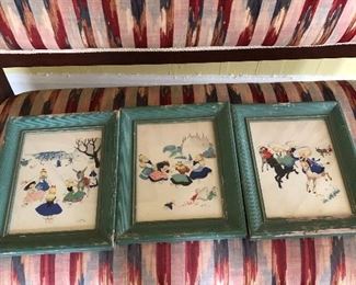 set of Josette Boland prints