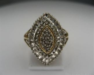 10kt Yellow Gold Diamond Ring