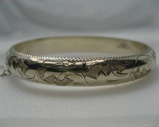 Kids Sterling Silver Bangle Bracelet