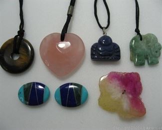 Lot of Necklaces and Misc Stones