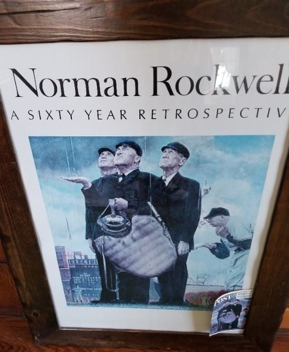 Framed Norman Rockwell Print