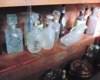 Glass Spirits Decanters and others (sold Separately)