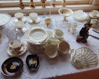 . . . more serving pieces . . .