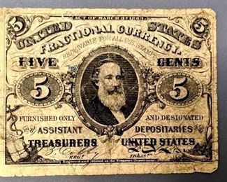 United States 5c Third Issue (March 3, 1863) Fractional Currency
