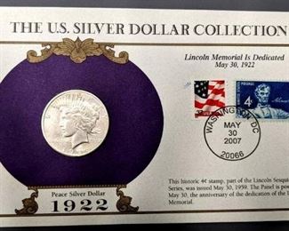 1922-S US Peace Silver Dollar
