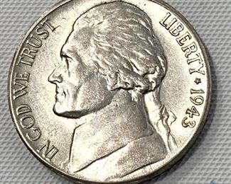 1943-S Silver War Nickel
