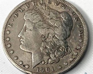 1901-O US Morgan Silver Dollar
