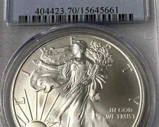 2009 1 oz. Silver American Eagle PCGS MS70
