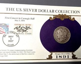 1891-O US Morgan Silver Dollar
