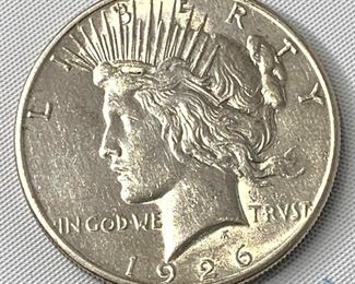 1926-S US Peace Silver Dollar

