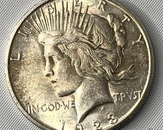 1923-S US Peace Silver Dollar
