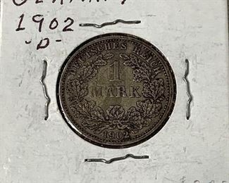 1902-D  Germany Deutsches Reich, 1 Mark (Silver)
