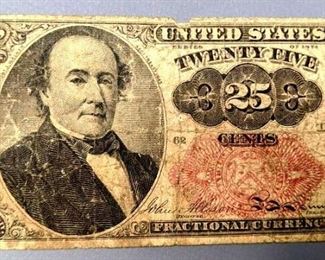 United States 25c Fifth Issue (Series of 1874) Fractional Currency
