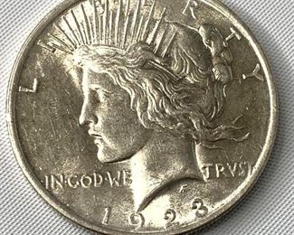 1923 US Peace Silver Dollar
