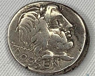 Rubria (87 BC) Silver Denarius
